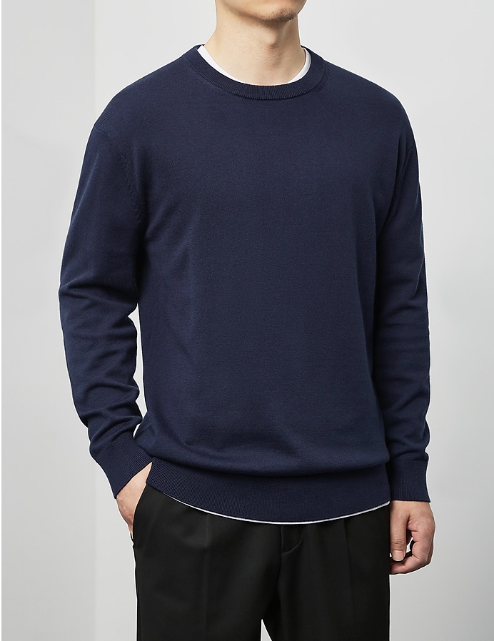 Navy Classic long sleeve top