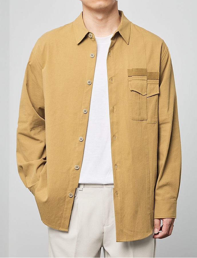 Davis corduroy separated pocket shirt