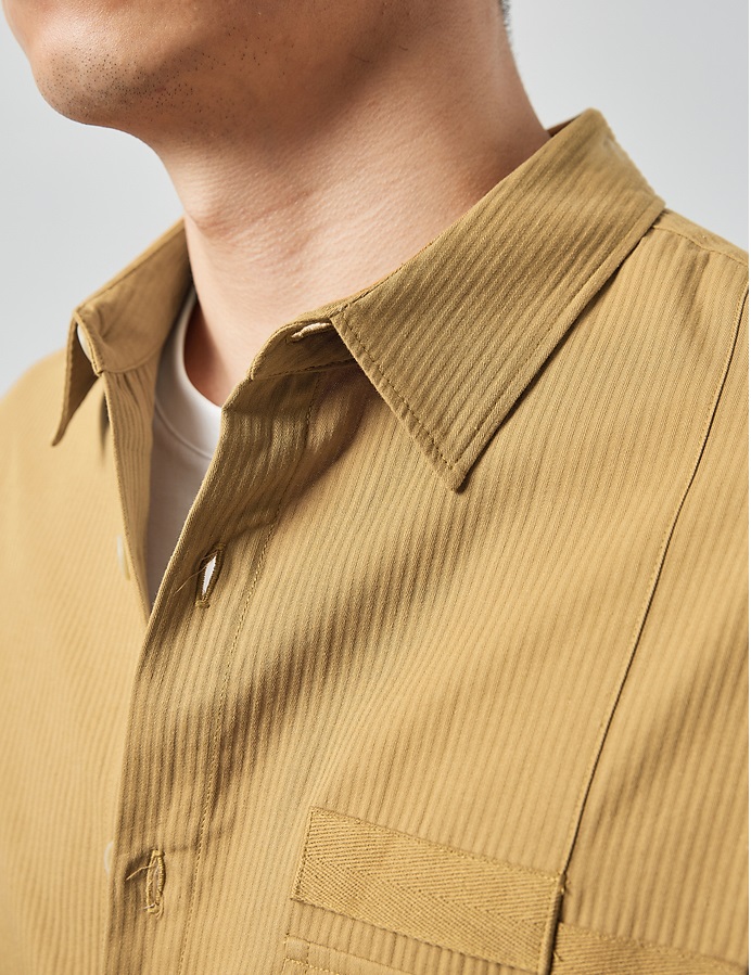 Davis corduroy separated pocket shirt