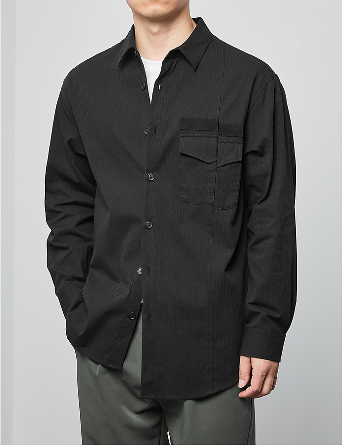 Davis corduroy separated pocket shirt