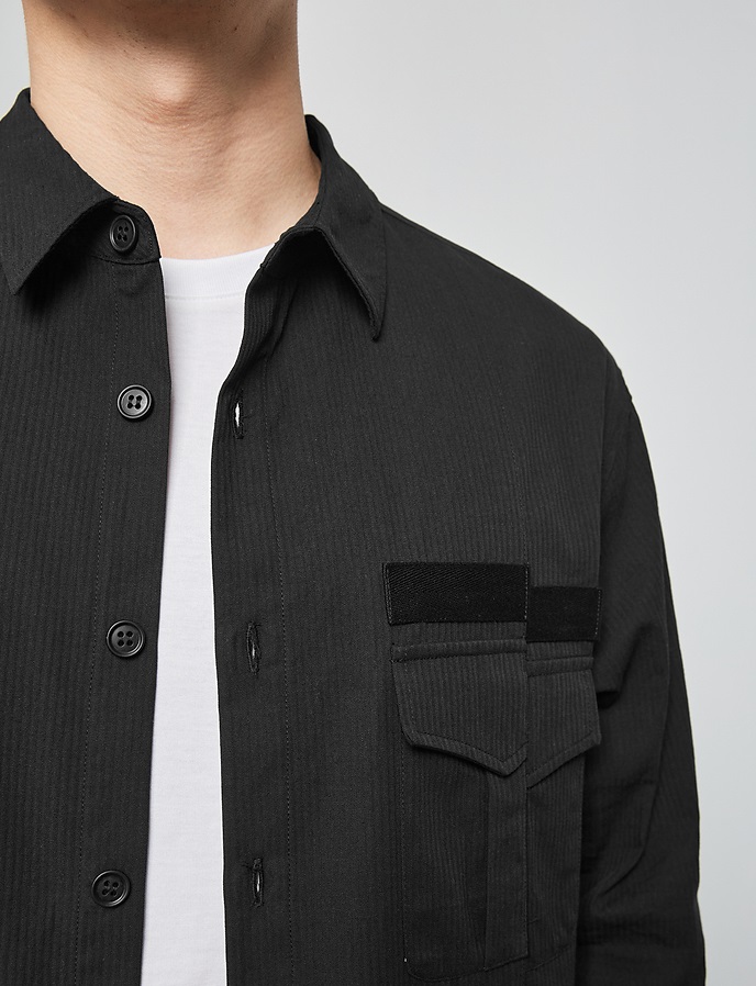 Davis corduroy separated pocket shirt