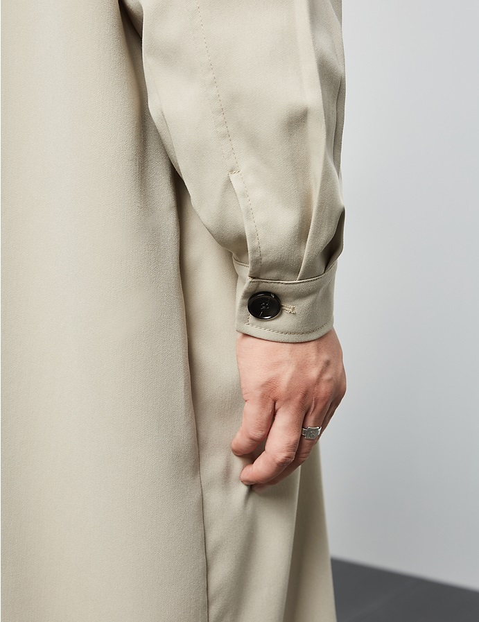 Austra ecru trenchcoat