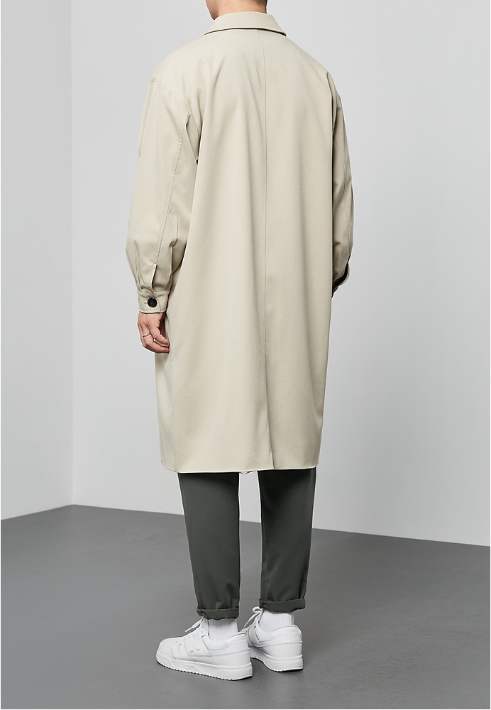 Austra ecru trenchcoat