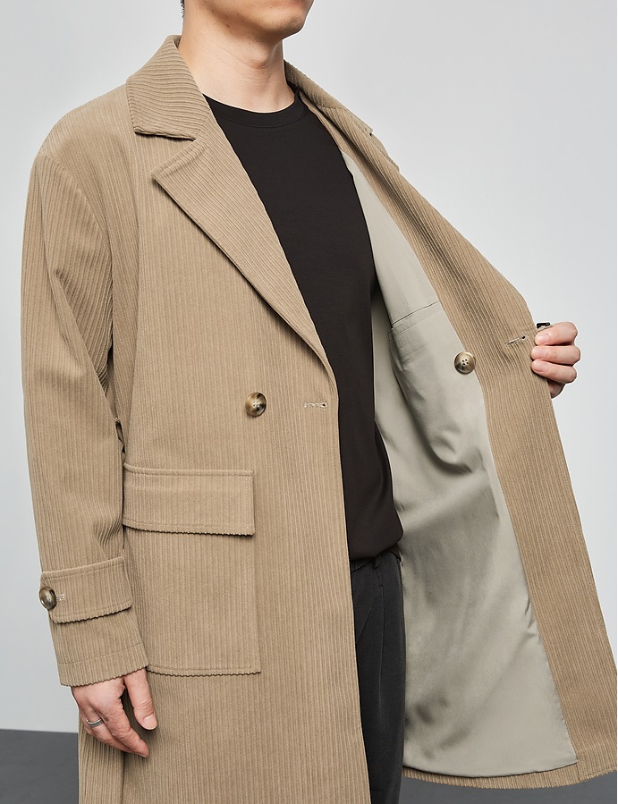 Hans corduroy oversize coat