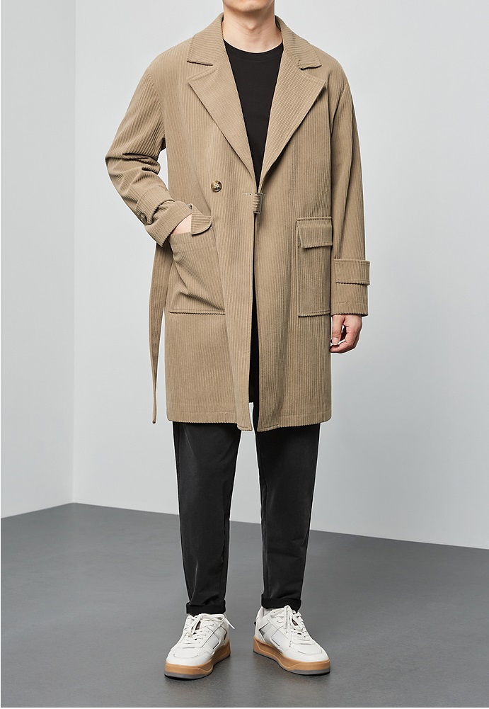 Hans corduroy oversize coat