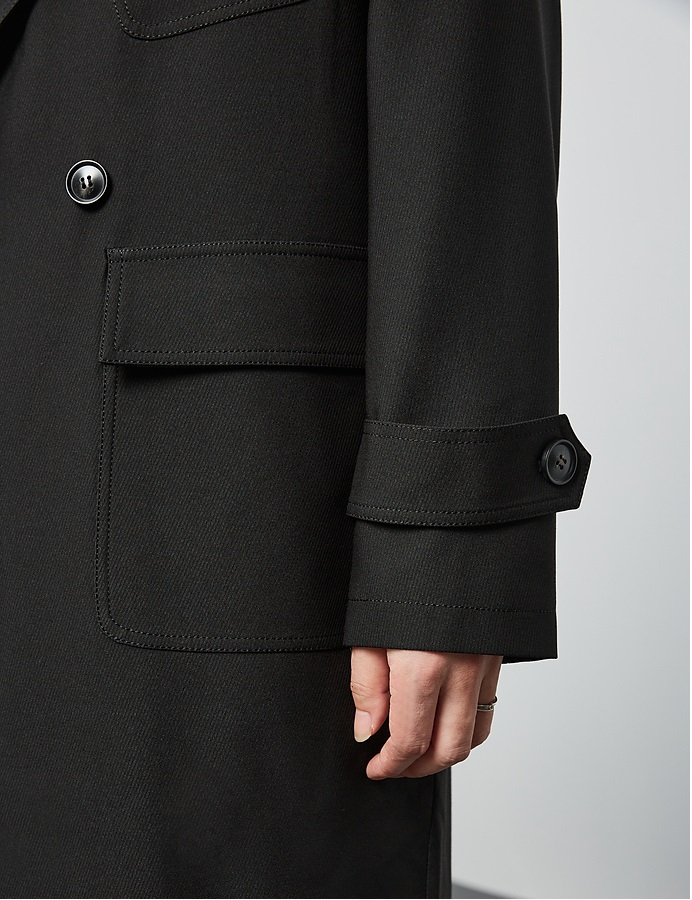 Armadale twill oversize coat