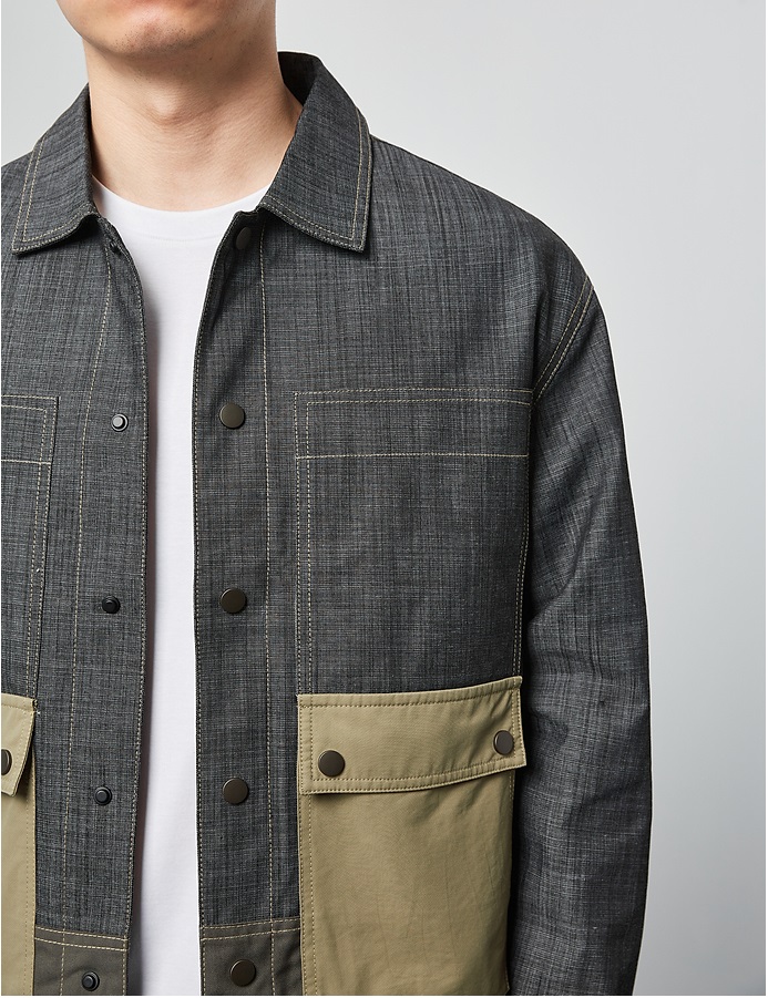 Chris charcoal Multi jacket