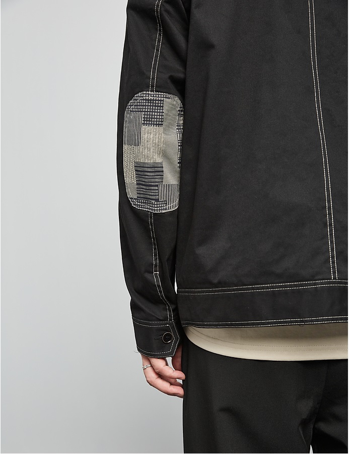 Roni patched shirt jacket