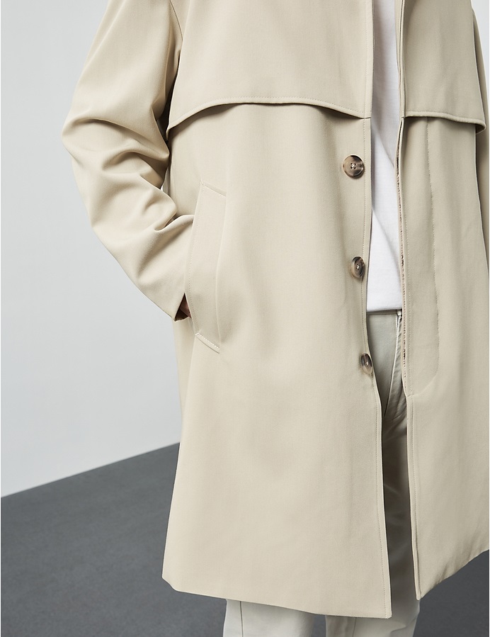 Austra2 ecru trenchcoat